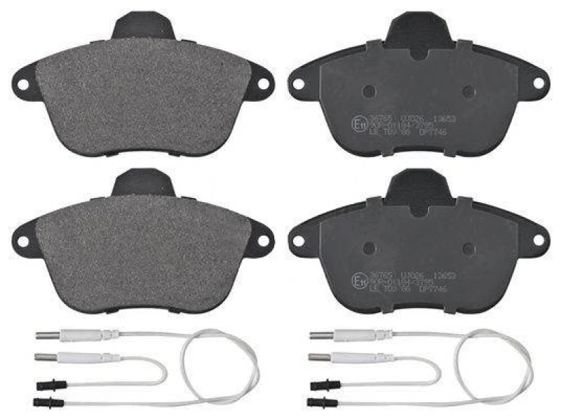 Image of A.B.S. 36765 Brake pad set incl. wear warning contact Brake Pad Set,disc brake (402)