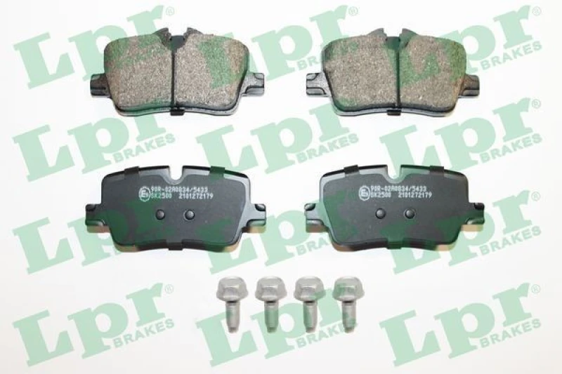 Image of LPR Brake pad set LPR 05P2179