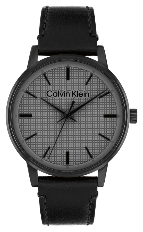 Image of Calvin Klein 25200504 CK Linked (41mm) Textured Grey Dial / Watch