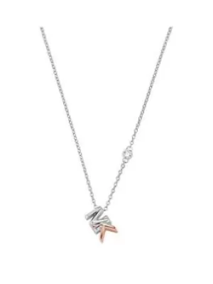 Image of Michael Kors Mk Womens Necklace, Silver, Women
