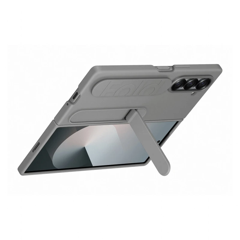 Image of Samsung Galaxy Z Fold6 Grip Case - Grey, Silver/Grey 8806095620152