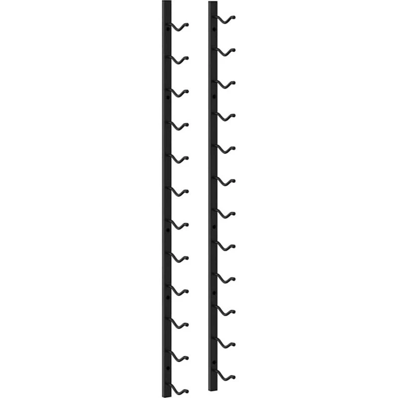 Image of VIDAXL Wall Mounted Wine Rack for 12 Bottles Black Iron Vidaxl 282466