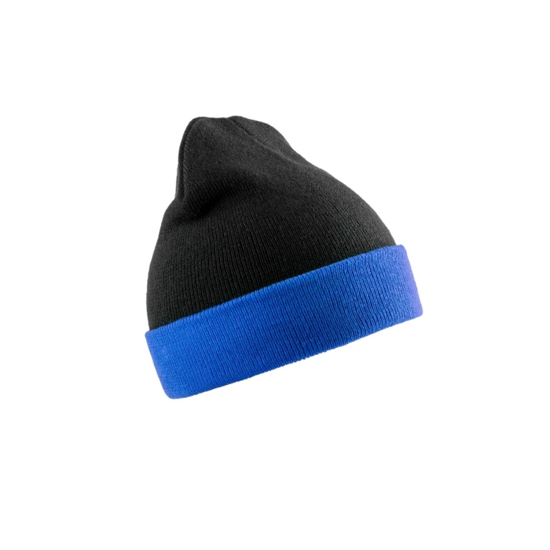 Image of Result Result Men Compass Beanie in Dark Brown Dark Brown One Size Male 5059699306387