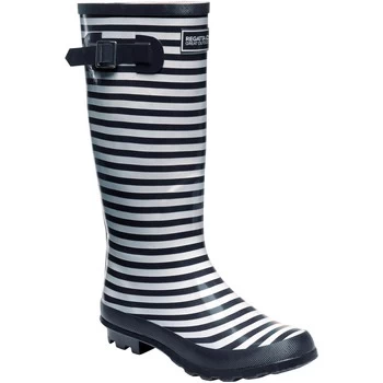 Image of Regatta LADY FAIRWEATHER II Wellingtons womens Wellington Boots in Blue,4,6.5,8