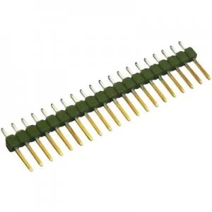 image of TE Connectivity Pin strip standard No. of rows 1 Pins per row 10 1 826629 0