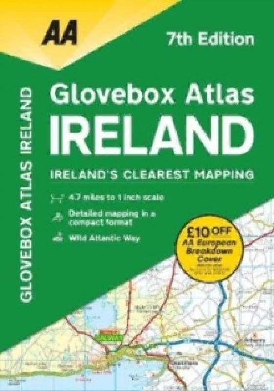 Image of Glovebox Atlas Ireland. Paperback. By AA Publishing Books