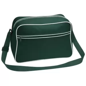 Image of Bagbase Retro Adjustable Shoulder Bag (18 Litres) (One Size) (Bottle/White)