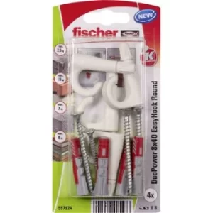 Image of Fischer DuoPower 8x40 EasyHook Round K (4) Assorted dowels 557924 1 Set