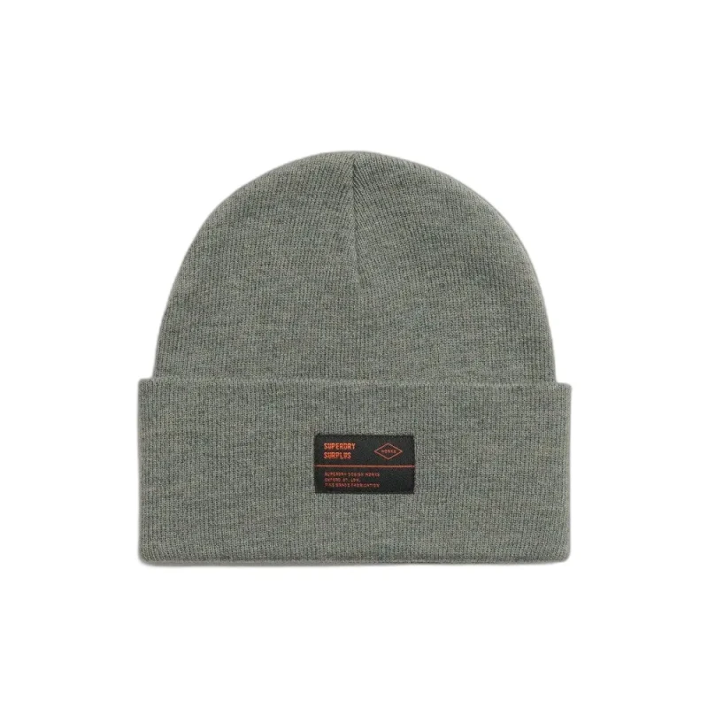 Image of Superdry Grey Surplus Knitted Beanie grey Female One 232322UK