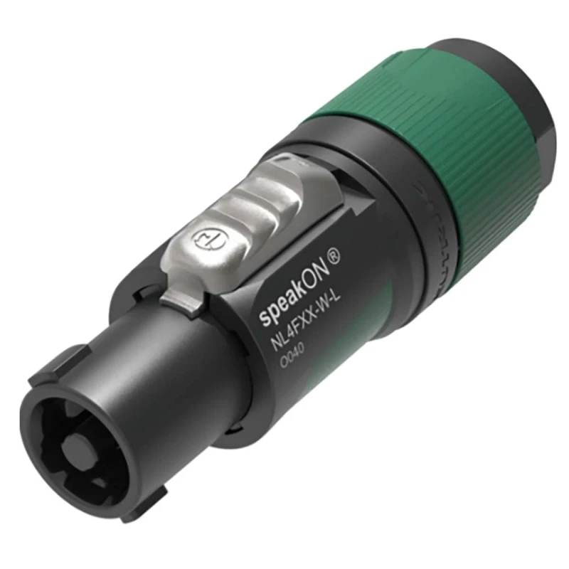 Image of Neutrik Neutrik NL4FXX-W-L Speakon 4 Pole Plug Connector Cable 10-16,, AVS-017636