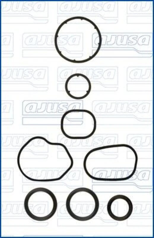 Image of AJUSA Gasket Set, oil cooler AJUSA 77029100