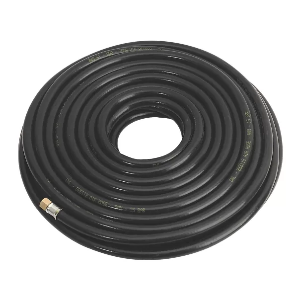 image of Genuine SEALEY AH20RX Air Hose 20mtr x &#216;8mm with 1/4BSP Unions Heavy-Duty