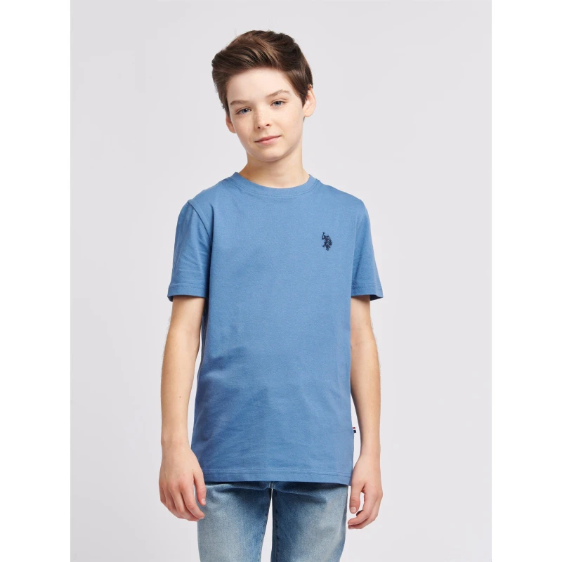 Image of U.S. POLO ASSN. Double Horsemen T-Shirt Blue