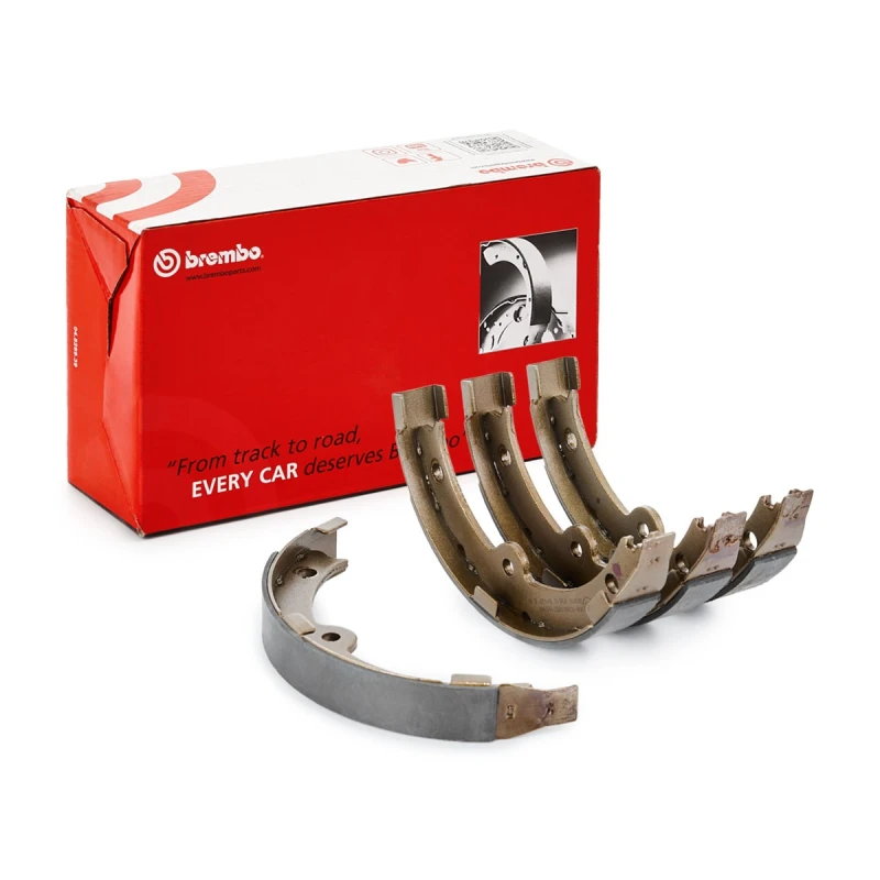 Image of BREMBO S 83 564 Handbrake Shoes ESSENTIAL LINE Brake Shoe Set,parking brake (1419)