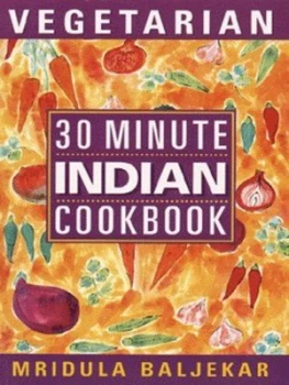 Image of 30 Minute Vegetarian Indian Cookbook by Mridula Baljekar Paperback