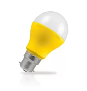Image of Crompton Lamps LED GLS 9W B22 110V Cool White Opal Yellow (60W Eqv)