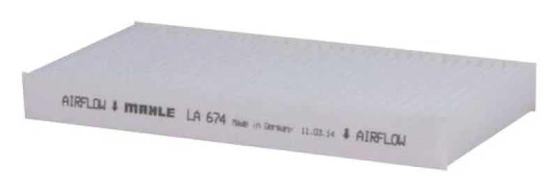 Image of MAHLE LA 674/S Pollen filter Particulate Filter Filter,interior air (424)