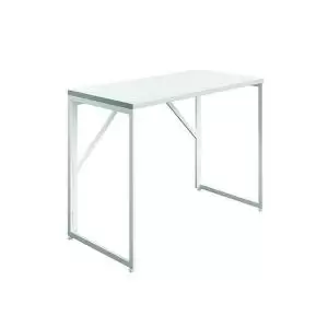 image of Jemini Folding Desk 1000x500x745mm WhiteWhite Leg KF80314 KF80314