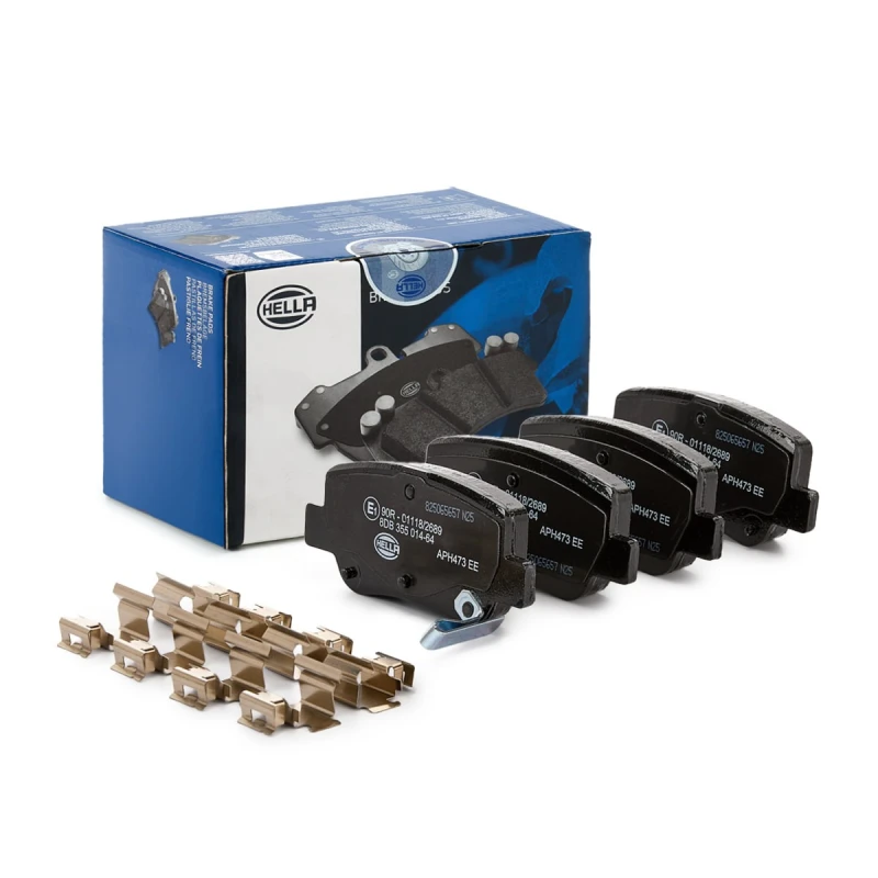 Image of HELLA Brake pad set HELLA 8DB 355 014-641