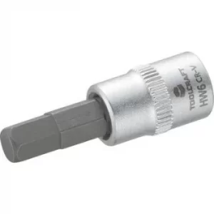 image of TOOLCRAFT 816071 Allen Bit 6mm 1/4 (6.3 mm)