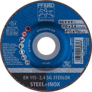 image of PFERD Sg Steelox 61340123 Cutting disc (off-set) 115mm 22.23mm 25 pc(s)