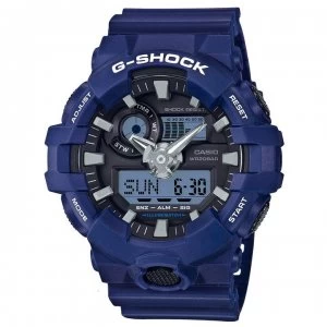 Image of Casio Mens G Shock Alarm Chronograph Watch - Blue
