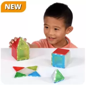 Image of Translucent Solid Magnetic Polydron Starter Set