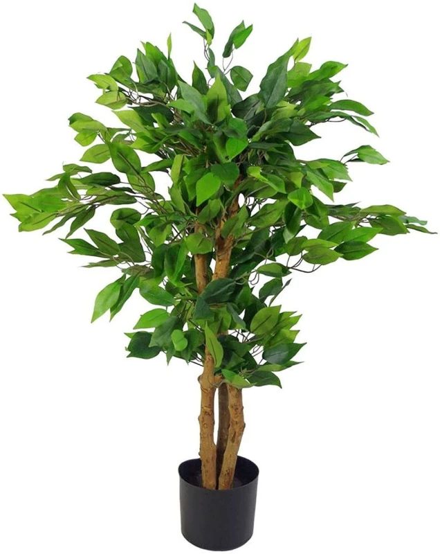 Image of Leaf 90cm Leaf Realistic Artificial Ficus Tree / Plant 5060532976865