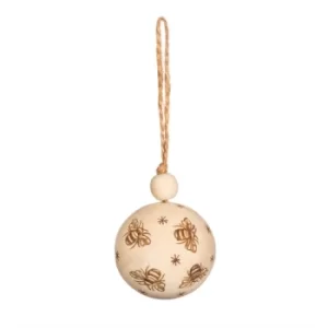 Image of Busy Bees Wooden Bauble