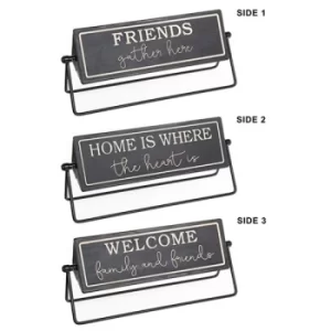Image of Moving Memo Triple Plaque Welcome