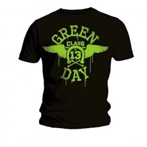 image of Green Day Neon Mens Large T-Shirt - Black