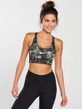 image of Nike Training Graffiti Print Bra Print Print Size L Women