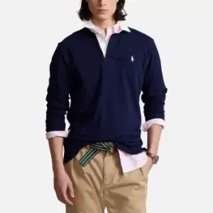 Image of Polo Ralph Lauren Mens Iconic Rugby Shirt - Cruise Navy - L