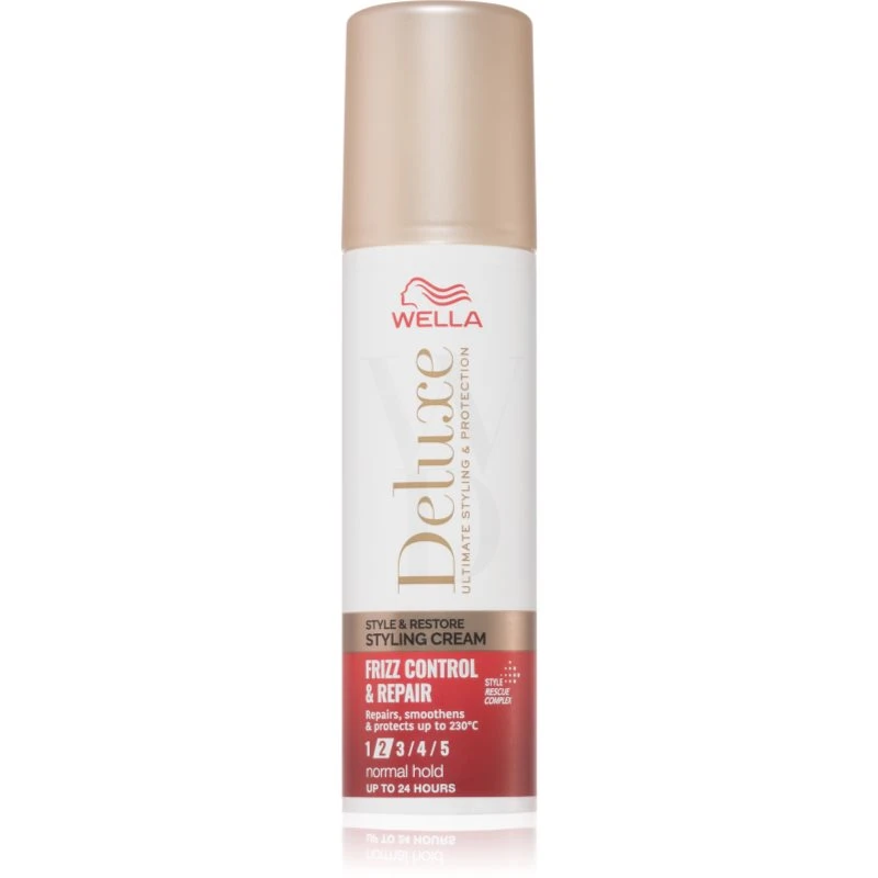 Image of Wella Deluxe Frizz Control and Repair Styling Cream 100ml