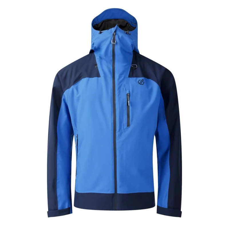 Image of Dare 2b Mens Torrek III Hooded Walking Waterproof Jacket in Navy Size: Small Navy Male S