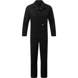 Image of Fort - 366-BLK-42 366 Zip Front Coverall Black - 42