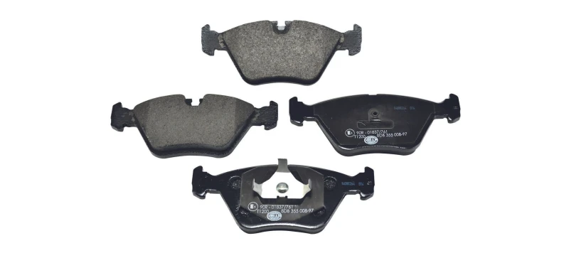Image of HELLA Brake pad set HELLA 8DB 355 008-971
