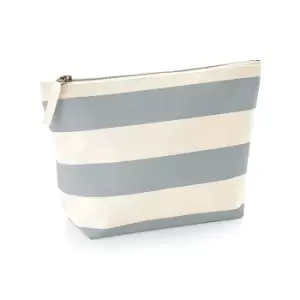 Image of Westford Mill Nautical Accessory Bag (One Size) (Natural/Grey)
