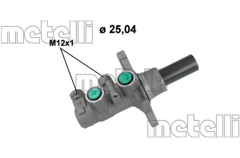 Image of METELLI Brake master cylinder METELLI 05-1272