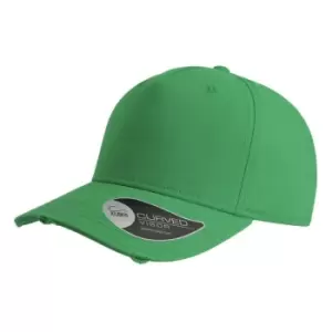 Image of Atlantis Cargo Weathered Visor 5 Panel Cap (One Size) (Green)