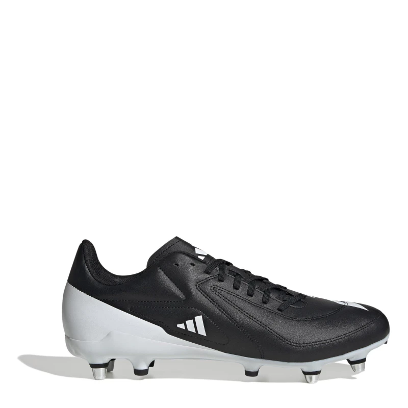 Image of adidas RS-15 Adults Soft Ground Rugby Boots Black/White male 9 (43.3)