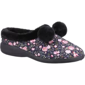 image of Fleet & Foster Buzzard Mule Slipper Female Black UK Size 5