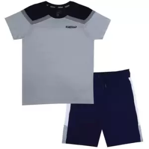 image of Firetrap T Shirt and Shorts Set Junior Boys - Blue