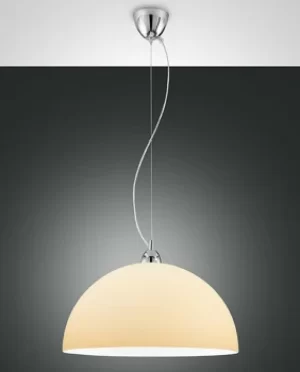 Image of Nice Dome Pendant Ceiling Lights Amber Glass, E27