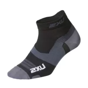 Image of 2XU Vectr Ultralight quarter Crew Sock - Black