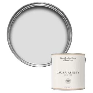 Image of Laura Ashley Sugared Grey Matt Emulsion Paint, 2.5L