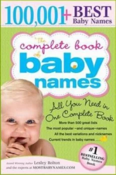 Image of The Complete Book of Baby Names by Lesley Bolton Paperback