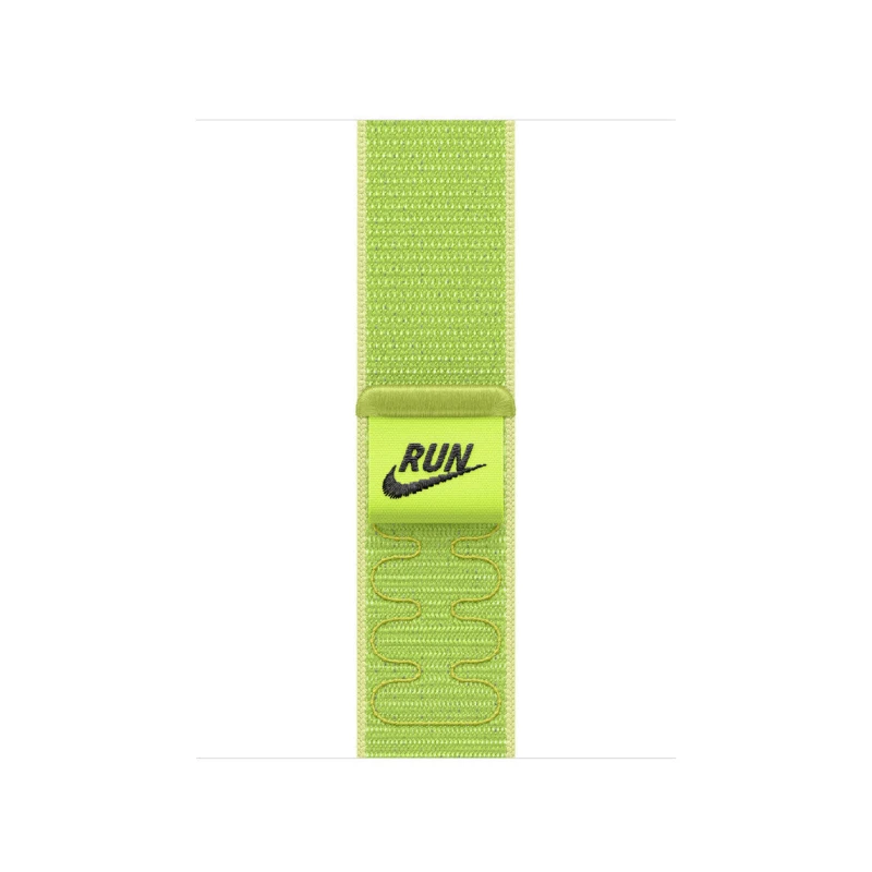 Image of Apple Nike Sport Loop Band Green Nylon, Recycled polyester, Spandex MGCN4ZM/A