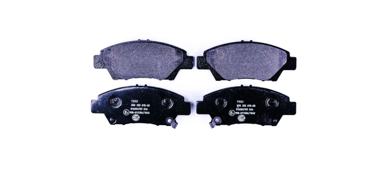 Image of HELLA Brake pad set HELLA 8DB 355 015-001