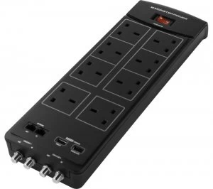 image of Monster EXP 800AVU 8-socket Surge Protector with USB